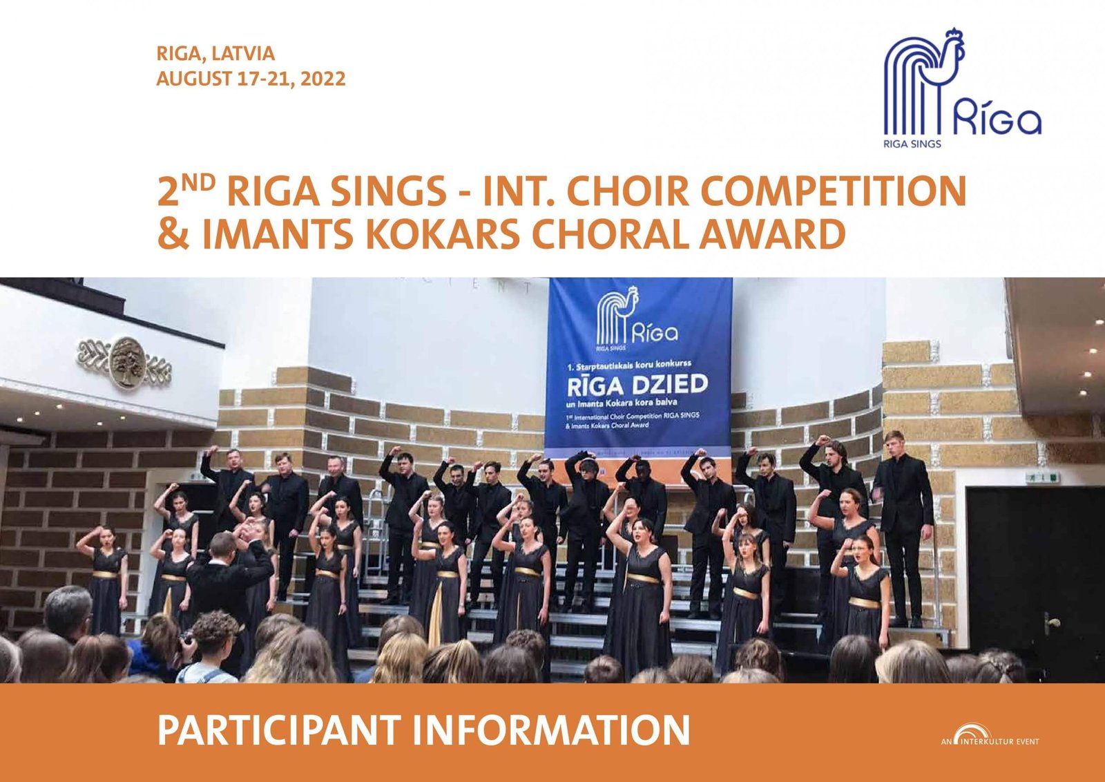 Kvietimas dalyvauti tarptautiniame chorų konkurse “Riga Sings”