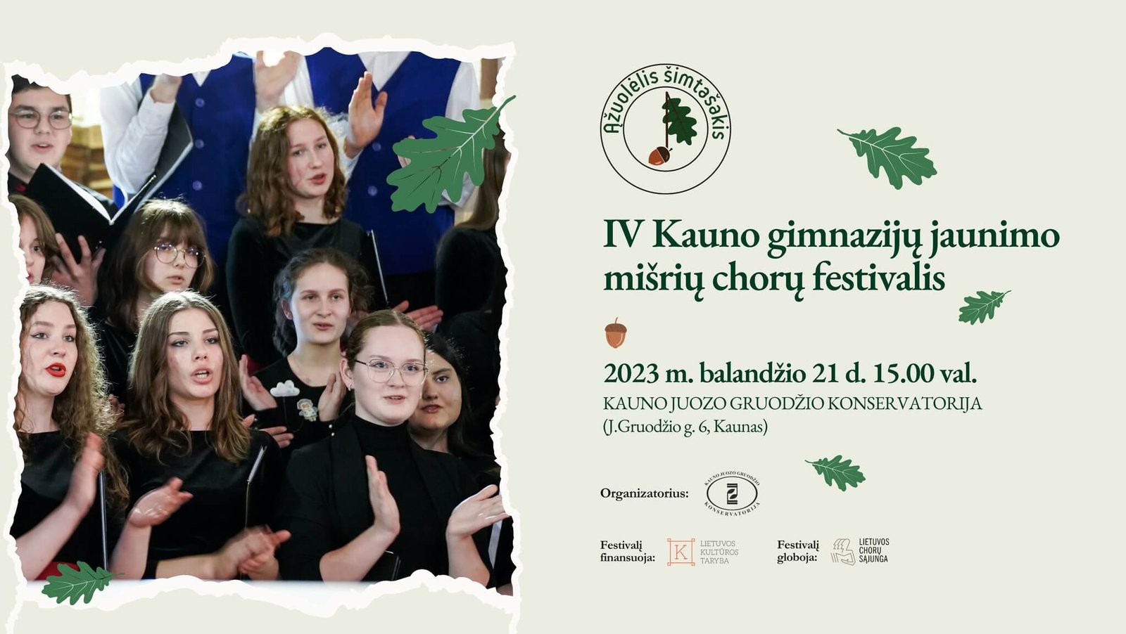 Jaunimo mišrių chorų festivalis “Ąžuolėlis šimtašakis”