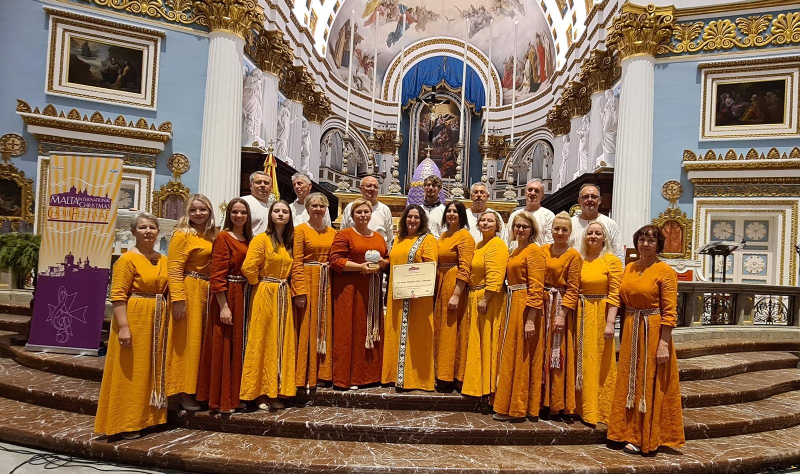 CHORAS „CON MOTO“ TARPTAUTINIAME CHORŲ FESTIVALYJE MALTOJE